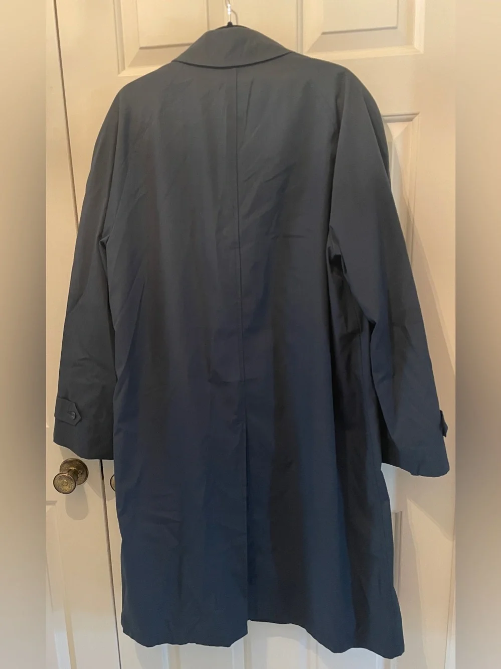 London Fog Men's Navy Trench Coat